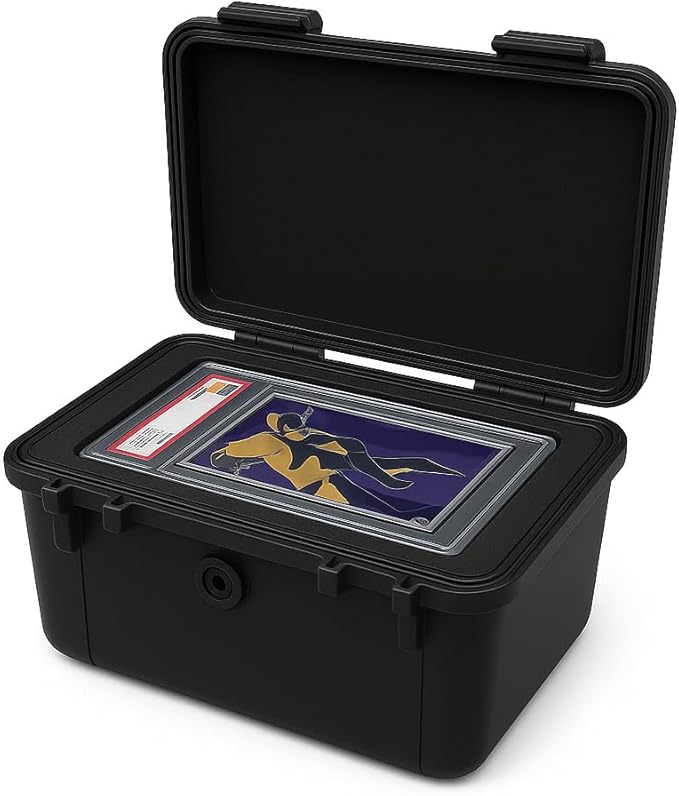 Graded Card Storage Box, Top Loaders Storage Case, Sports Trading Card Box, Cards Slab Case PSA MTG CSG SGC One Touch Magnetic Card Holder, Waterproof Carrying Collector Boxes