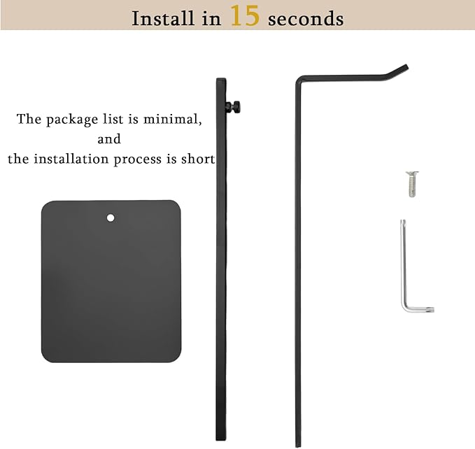 Purse Holder, Adjustable Purse Display Stand , Black Handbag Display Stand, Hanger Rack for Bags, Suitable for Desktops, Wardrobes and Commercial Storeshook Stand