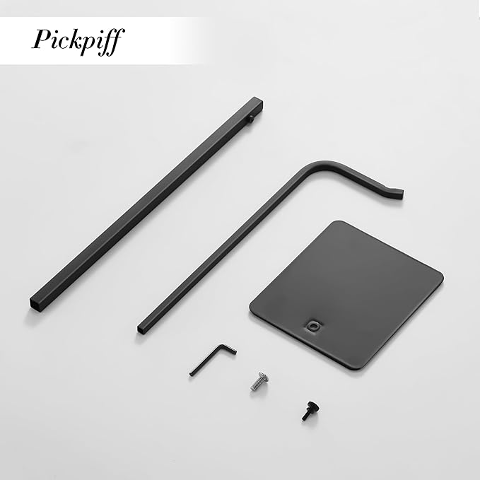 pickpiff Purse Display Stand – Adjustable Hanger for Purses, Wreaths, and Bags, Black Tabletop Rack for Home, Closet, and Vendor Use