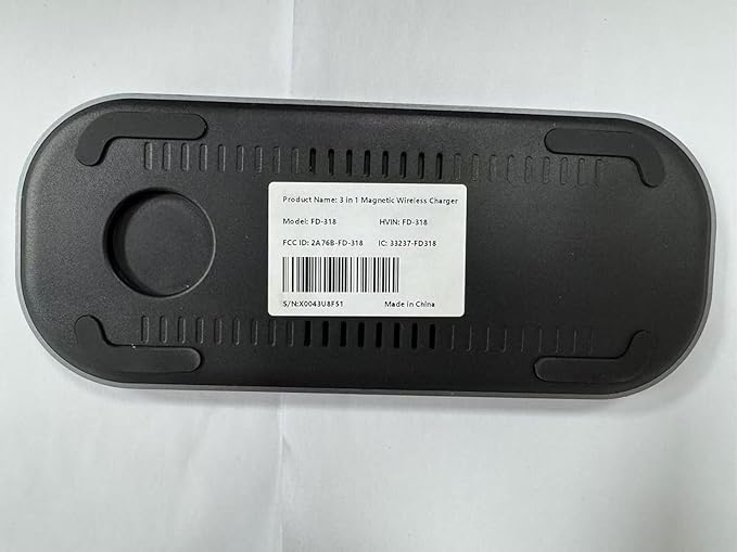 3 in 1 Fast Wireless Charger Stand for iPhone, Foldable Travel Charging Station for Magsafe for iPhone 17/Air/16/15/14/13/12 Series, Apple Watch Serie, AirPods pro/2/3/4, 2025 Christ mas Gifts (Black)