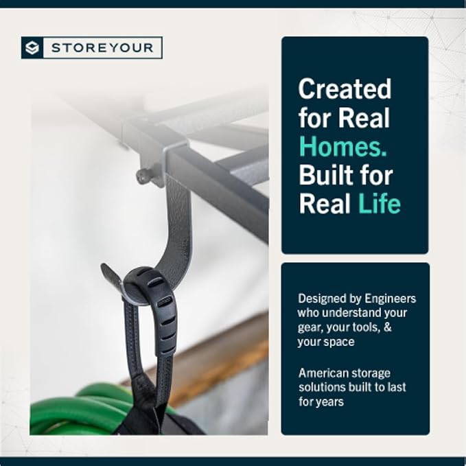 StoreYourBoard Heavy Duty Garage Shelf Wall Mount 2ft x 4ft – Wall-Mounted Shelving for Storage & Organization – Heavy Duty Garage Shelves for Tools, Bins, & Equipment – Holds 400 lbs – Gray