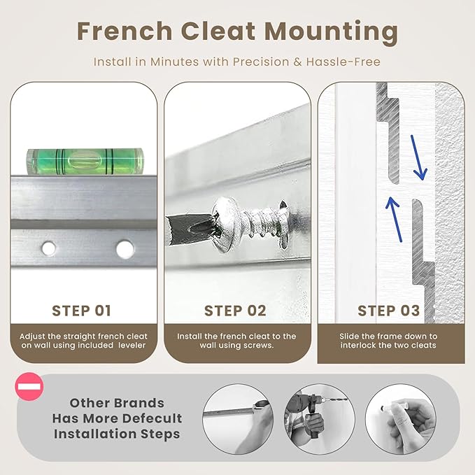 Bamboo Wall Mount Drying Rack for Laundry – Collapsible Foldable Clothes Dryer with 8 Arms & 5 Hooks, Space-Saving Laundry Hanger Dryer Rack, 20 Inch, 80 lb Capacity (White)