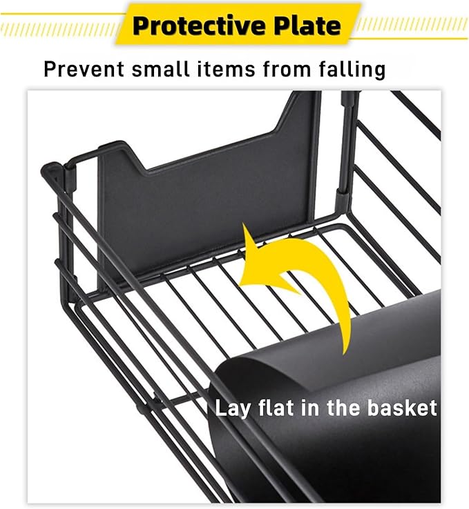 5-Tier Kitchen Carts on Wheels with Storage, Rolling Storage Cart with Handles, Lockable Wheels, 4 Drawers, Utility Carts on Wheels Microwave Stand for Kitchen, Living Room