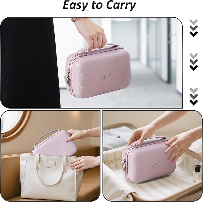 Charger Case for Macbook, Portable Tech Electronic Organizer Bag,Travel Storage Pouch for Laptop Accessories, MacBook Power Adapter, Charging Cords, USB Drives, Power Bank (Purple, XL)