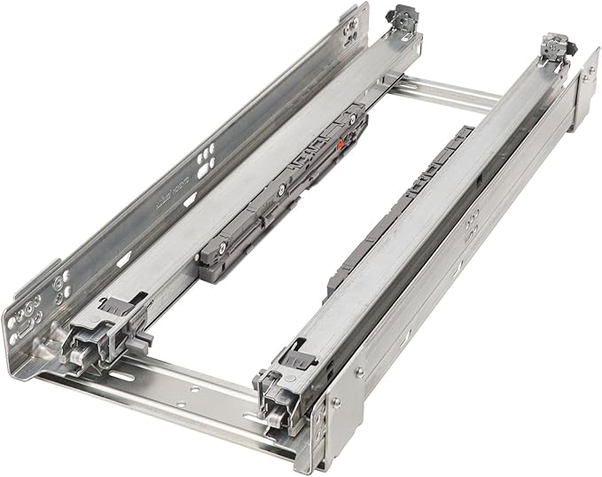 Rev-A-Shelf 5" Pull Out Storage Organizer for Base Kitchen w/ Soft-Close, Sliding Shelves for Utilities, Utensils or Spices, 448UT-BCSC-5C