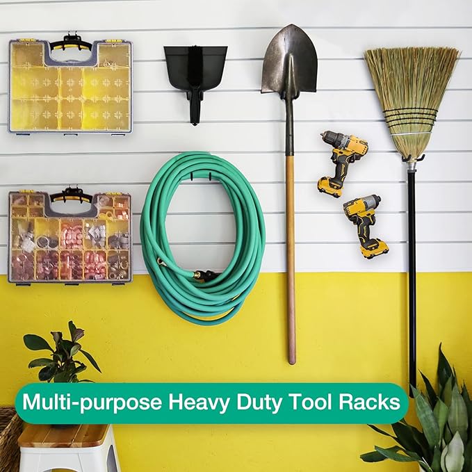 G.CORE 8-Pack Pegboard Hooks, Peg Board Tool Utility Hooks & Hangers Fit 1/4" Pegboards, Heavy Duty Metal Peg Board Shelving Hooks, Wall Organizers and Storage for Craft Room Garage Workbench Office