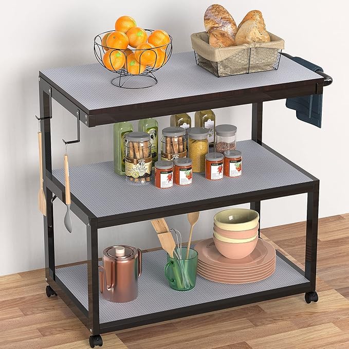 Shelf Liners for Kitchen Cabinet Refrigerator Liners Waterproof Kitchen Cupboard Liner Drawer Mats EVA Material Non Adhesive Fridge Mats for Shelves Clear 17.5 x 78.7 Inches