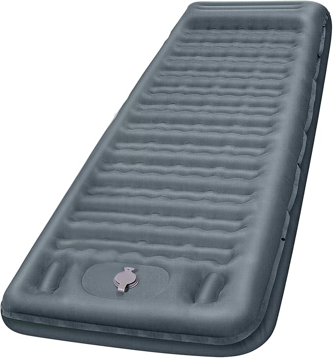 Camping Sleeping Pad, Extra Thick 5 Inch Camping Mat with Pillow
