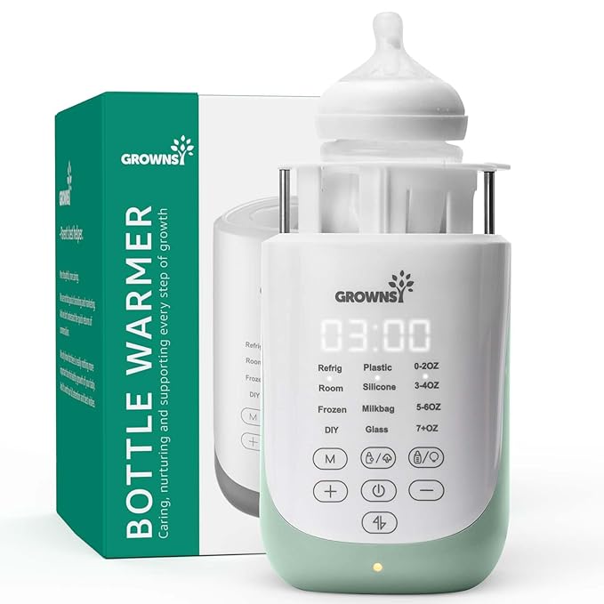 GROWNSY Nutri Bottle Warmer with Innovative Auto-Lift Feature