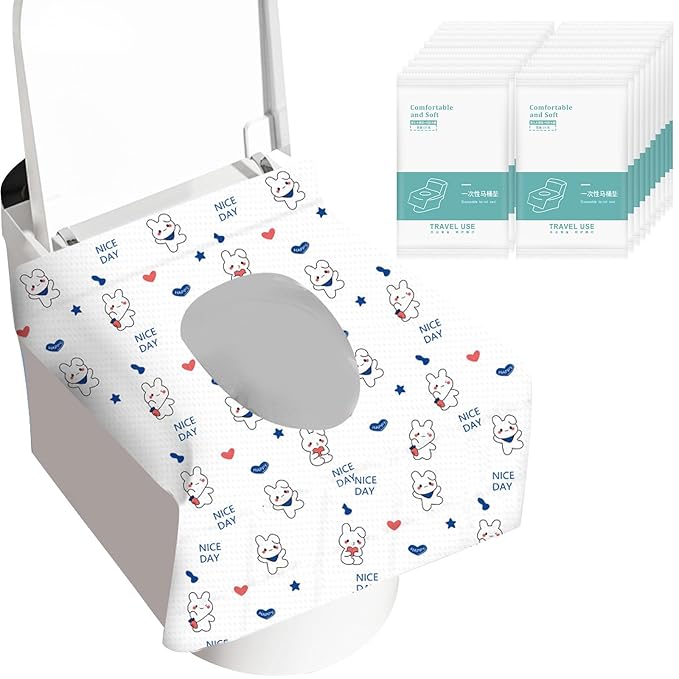 100 Pack Toilet Seat Covers Disposable, Portable Toilet Seat