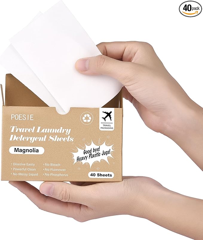Poesie Magnolia Travel Laundry Detergent Strips
