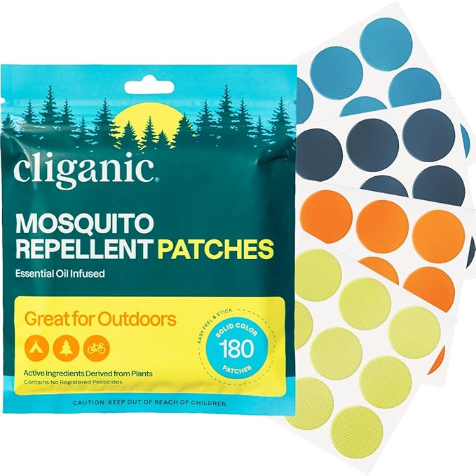 Cliganic Mosquito Repellent Stickers (180 Pack)