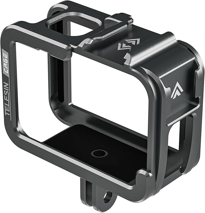 TELESIN Aluminum Case Metal Cage Protective Frame Housing for GoPro