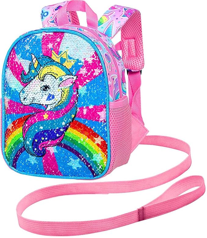 gxtvo Toddler Backpack Leash, 9.5 Inch Kids Safety Leash Backpack