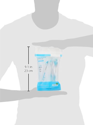 The Evolution of Oral Care | 4-in-1 Tool (Paste + Brush + Floss + Pick) | Individually Wrapped | Disposable | Prepasted Travel Toothbrushes | Small Adult Toothbrush - (24-Pack)