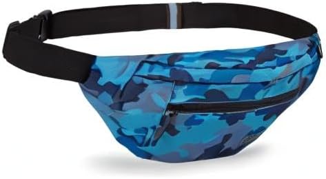 MAXTOP Large Crossbody Fanny Pack with 4-Zipper Pockets,Gifts for Enjoy Sports Festival Workout Traveling Running Casual Hands-Free Wallets Waist Pack Phone Bag Carrying All Phones