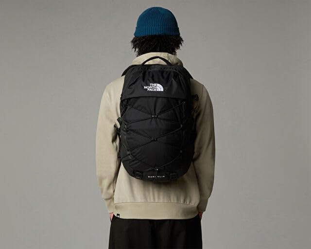 THE NORTH FACE Borealis Commuter Laptop Backpack | Water Repellent Finish, 16" Laptop Sleeve, Large Main Compartment for Everyday Carry, TNF Black/TNF Black-NPF, One Size