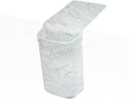 Hot Iron Holster | Adhesive-Free Silicone Storage Pocket for Organization and Travel | Heat Resistant to 500°F | Ideal for Curling Irons, Hair Straighteners, and other Hot Tools