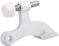 HOMOTEK 12 Pack Hinge Pin White Door Stopper,Adjustable Deluxe Heavy Duty Door Stopper 2-1/2"x1-3/4”,with White Rubber Bumper Tips