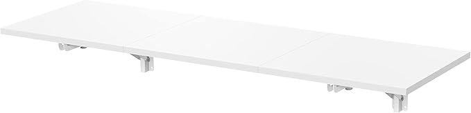 Mount-It! Heavy Duty Wall Mounted Drop Leaf Table, Folding Wall Mounted Desk, Drop Down to Save Space 45x15x7, Folding Laundry Table for Small Spaces, Home Office, Garage, Basement Kitchen