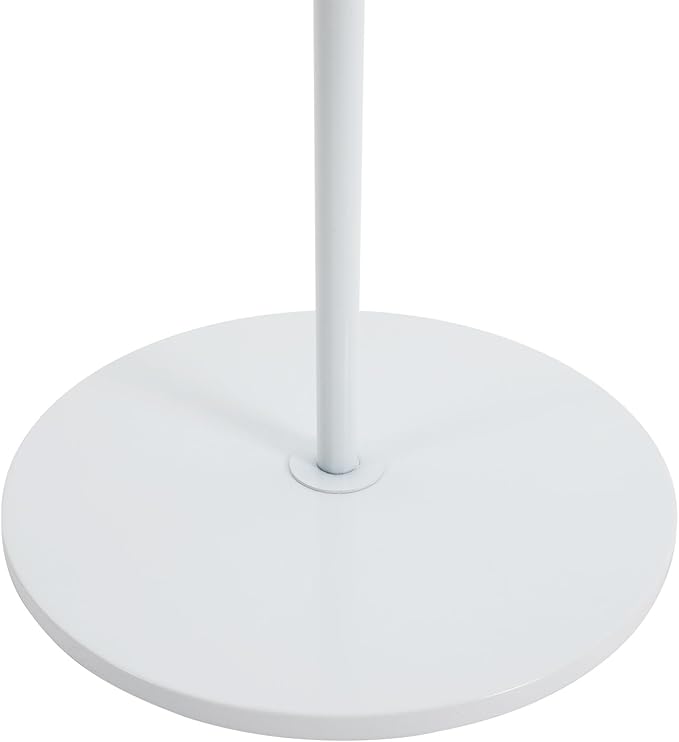 Scarf Organizer, Hijab Organizer, 30 Tiers Metal Scarf Hanger for Multiple Scarves, 67" Height Floor-standing Hijab Stand Belt Pants Hanger for Home, Commercial, Clothing Store (White)