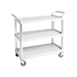 Amazon Basics 3 Shelves Utility Cart with 400 lbs Loading Capacity, Smooth move, Gray