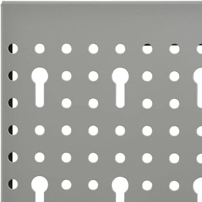 Wall-Mounted Peg Boards 4 pcs 15.7"x22.8" Steel 145350