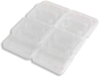 Plastic Memory Card Storage Case Compatible with SD MMC/SDHC PRO Duo White (10 PCS)
