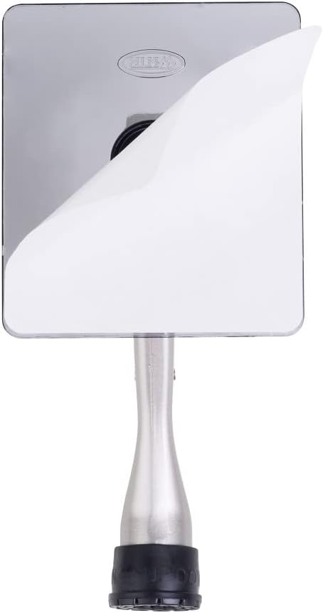 One-Touch Doorstop Adhesive Bracket (Satin Nickel, 4inch x 2pack)