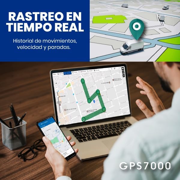 GPS7000-4G Hidden GPS Tracker for Vehicles | 2 Years of Service Included | Easy Self-Installation | After The 2 Years Included in The Service, You can Choose to Subscribe | No Hidden Fees