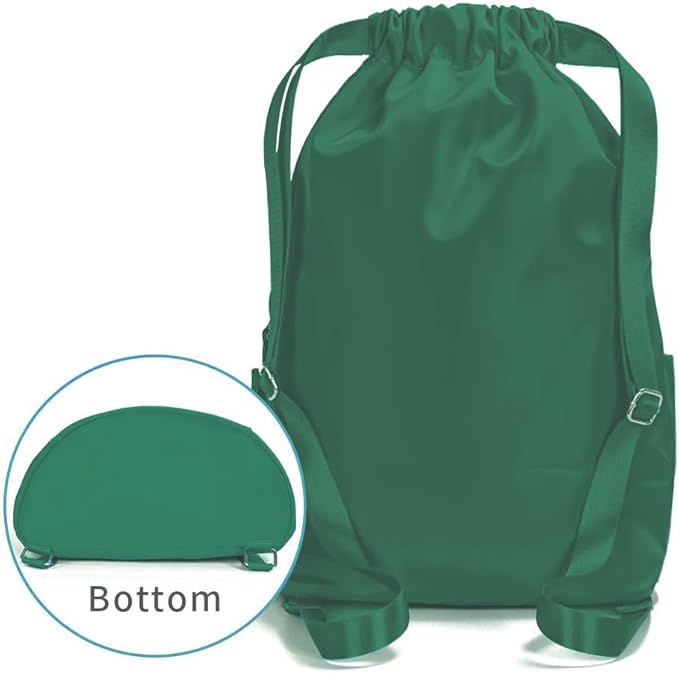 ZOORON Waterproof Drawstring Gym Backpack Bag for Men & Women, Sport Gym Sack Mini Travel Daypack
