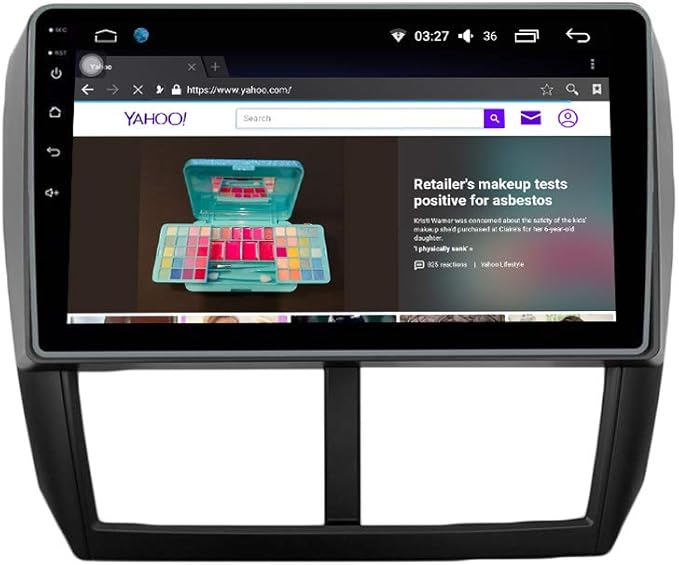 Kunfine Car CarPlay Android Auto Navigation Stereo GPS Radio Reverse Camera Display 9" IPS Touchscreen Headunit Tablet Pad Media Player for Subaru Forester 2007-2013, if Applicable Octa Core 3G+32G