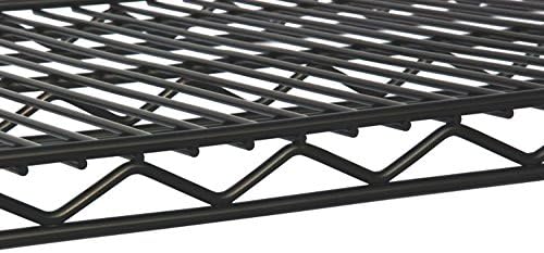 Omega 14" Deep x 72" Wide x 63" High 3 Tier Black Starter Shelving Unit