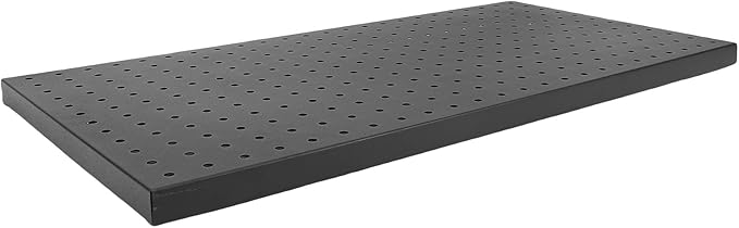 Fydun Metal Pegboard Wall Panels Steel Modular Peg Board Organizer Garage Workbench