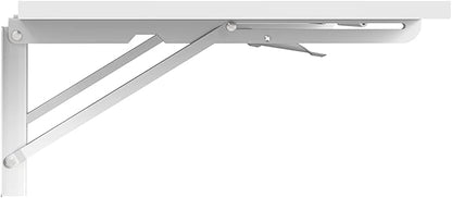 Mount-It! Heavy Duty Wall Mounted Drop Leaf Table, Folding Wall Mounted Desk, Drop Down to Save Space 45x15x7, Folding Laundry Table for Small Spaces, Home Office, Garage, Basement Kitchen