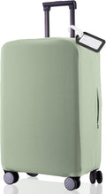 Travel Luggage Cover Suitcase Protector Scratch-Resistant Fit 19-31 Inch Suitcase, Not Included Suitcase (Cyan, 3XL(32-33inch))