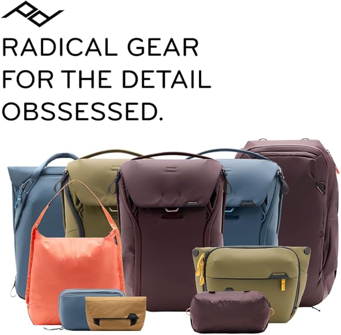 Peak Design Small Tech Pouch, Kelp, Electronics Organizer for Travel or Everyday Carry, Origami-Style Storage, Cable Pass-Through, Weatherproof Recycled Nylon, Gear Carry Bag for Men and Women