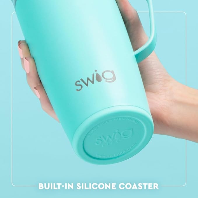 Swig Life 22oz Travel Mug, Insulated Tumbler with Handle and Lid, Travel Coffee Mug, Cup Holder Friendly, Stainless Steel 22 oz Tumbler, Reusable Insulated with Lid (Pennsylvania)