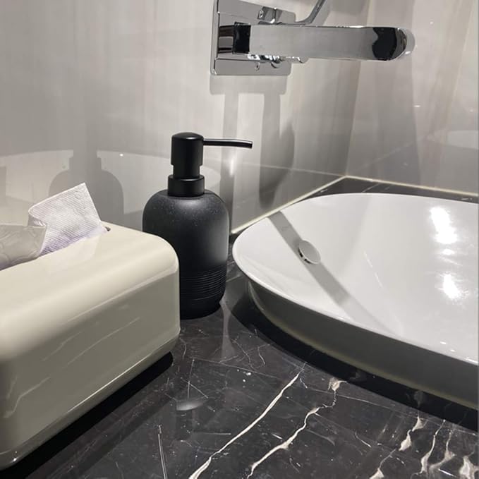 Soap Dispenser Black,Hand Soap Lotion Dispenser for Bathroom Countertop,Soap Dispenser for Kitchen.