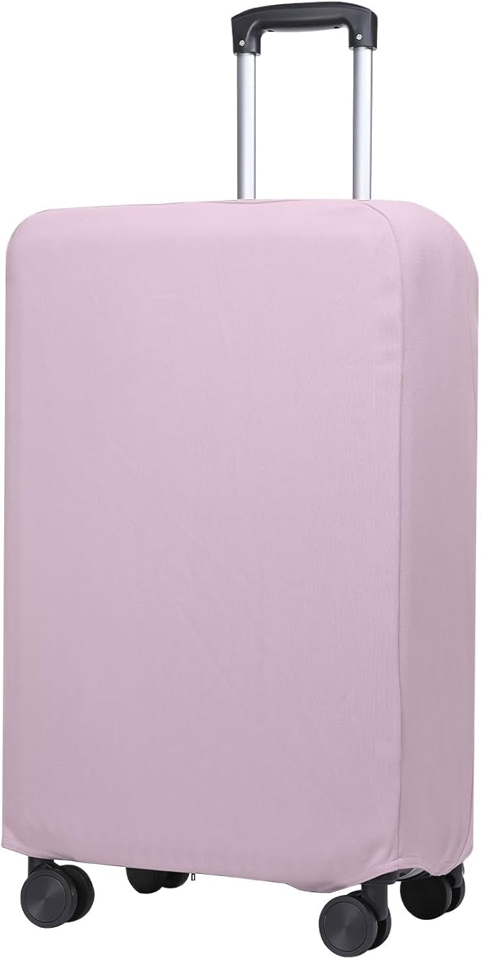 PATIKIL Luggage Cover, Suitcases Covers Elastic Carry on Cover Protector Washable Scratch-Resistant Fits 28-29 Inch Luggage for Travel Business Trips, Lavender Purple