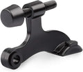 HOMOTEK 36 Pack Hinge Pin Black Door Stopper,Adjustable Deluxe Heavy Duty Door Stopper 2-1/2"x1-3/4”,with Black Rubber Bumper Tips
