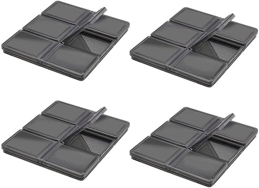 Acuvar 48 Slot SD/SDHC Memory Card Hard Plastic Case – Durable ABS Portable SD Card Storage Box Organizer, Protective Hard Shell SD Card Carrying Case for Photographers, Anti-Shock & Waterproof