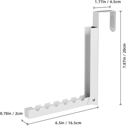 Over The Door Hanger Folding Clothes Drying Rack, Folding Hanging Coat Rack for Indoor Laundry Room Compact Small Space Foldable Portable Clothing Hanger Hook Collapsible- 2 Pack