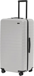 Away Large Trunk Luggage, 31 Inch Hardside Suitcase with Spinner Wheels, Lightweight & Durable, TSA Lock, Ideal for Long Trips, Cloud Gray