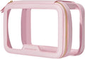 ROWNYEON Clear Makeup Case Toiletry Bag Multipurpose Travel Makeup Train Case Portable Cosmetic Organizer Transparent Storage Bag