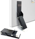 Door Stoppers 2 Pack, Self Adhesive Door Holder, No Drilling Door Stopper, Door Holder to Keep Door Open, Soft Rubber Tips & Anti Slip, Drop Stops & Easy Install