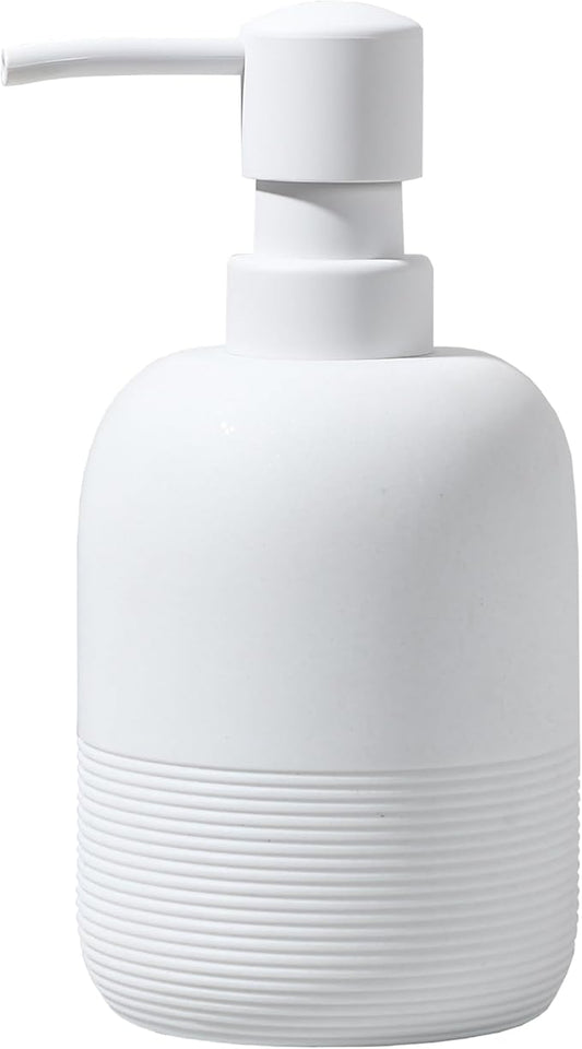 Soap Dispenser White,Hand Soap Lotion Dispenser for Bathroom Countertop,Soap Dispenser for Kitchen.