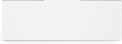 Signature Design by Ashley Onita Modern 3-Tier Floor Standing 9 Cube Organizer for Living Room, Wood, Works with 10.5" W x 10.5" D x 11" H Storage Bin (Sold Separately), White