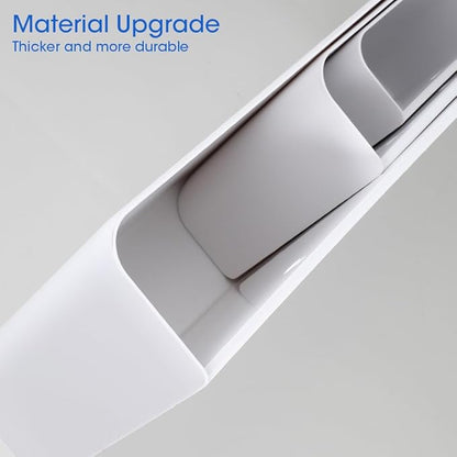 Picowe 3 PCS Magnetic Laundry Storage, Magnetic Storage Box for Laundry Room, Kitchen, Bathroom, Office, Space-Saving Trash Container Hanging on Dryer, Washer or Wall Mount Trash Bin (White)