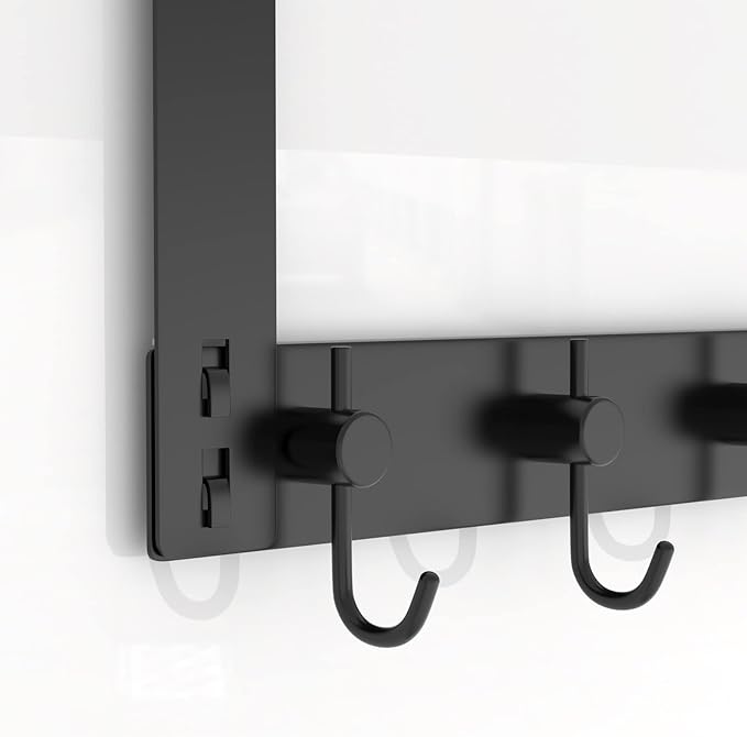 VAEHOLD Over The Door Hooks for Hanging Clothes, Heavy-Duty Door Hooks Organizer for Towel, Coat, Bag, Robe